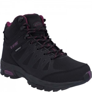 Black Women Hi-Tec Raven Mid Hiking Boots | PHL714-9237